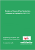 Click to view 'Review of Council Tax Reduction schemes in England in 2021/22' as a PDF