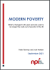Featured Publication - Modern Poverty: What’s changed in 20 years and why work is no longer the route out of poverty in the UK