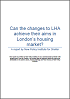 Featured Publication - Can LHA reforms achieve their aims in London?
